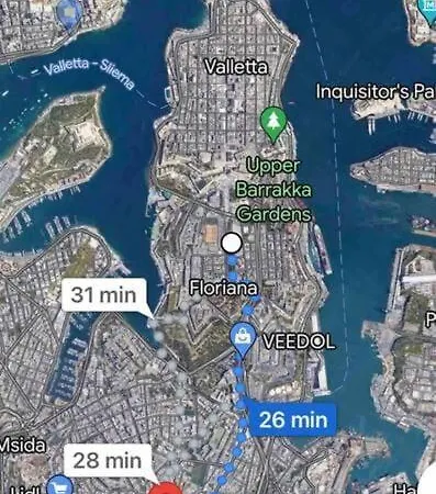 Modern Private - Walking Distance To Valletta Lejlighed *